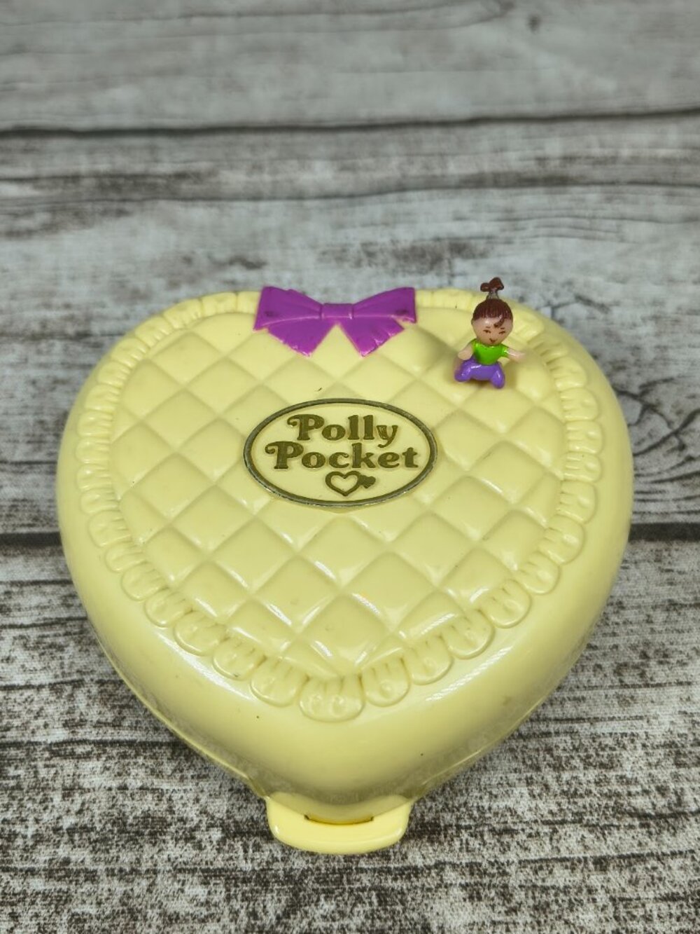 Vintage Polly Pocket Bluebird 1994 Strollin Baby Polly's Playtime Fun Compact